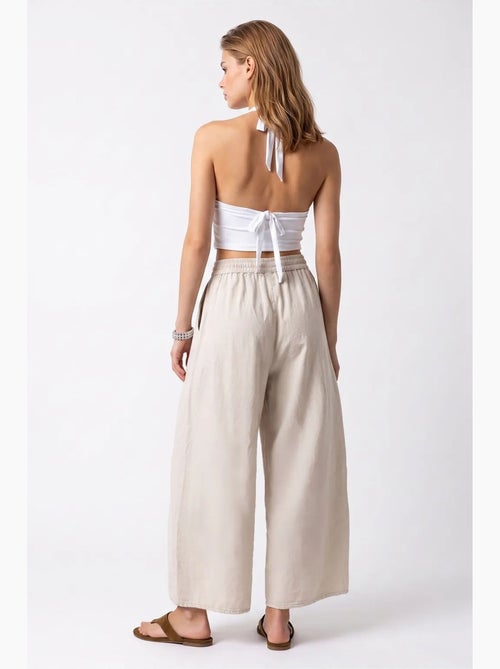 Pantalon ample en tencel, longueur cheville mixray - Kiabi Pantalon ample en tencel, longueur cheville mixray - Kiabi