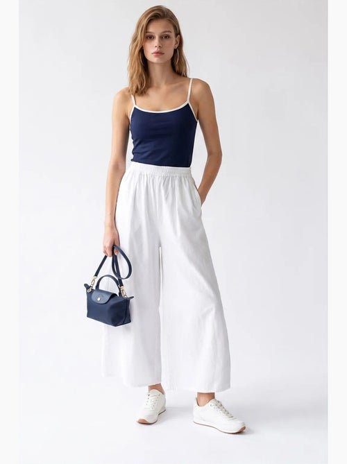 Pantalon ample en tencel, longueur cheville mixray - Kiabi Pantalon ample en tencel, longueur cheville mixray - Kiabi