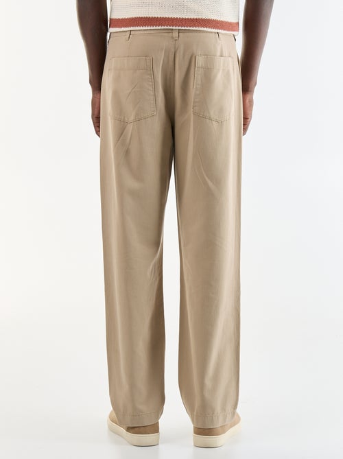 Pantalon au toucher doux - Kiabi