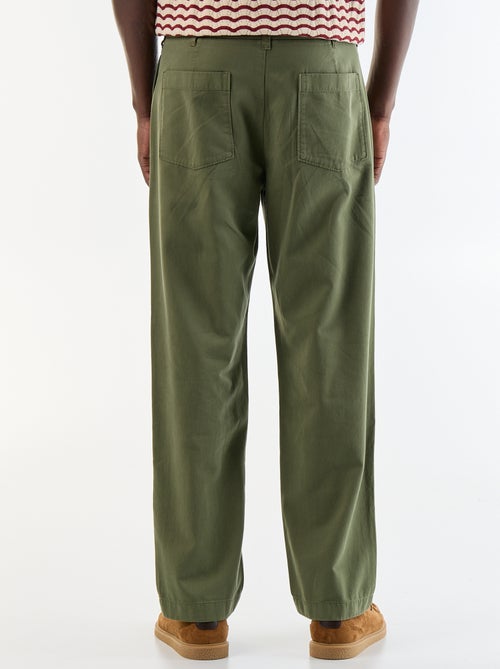 Pantalon au toucher doux - Kiabi