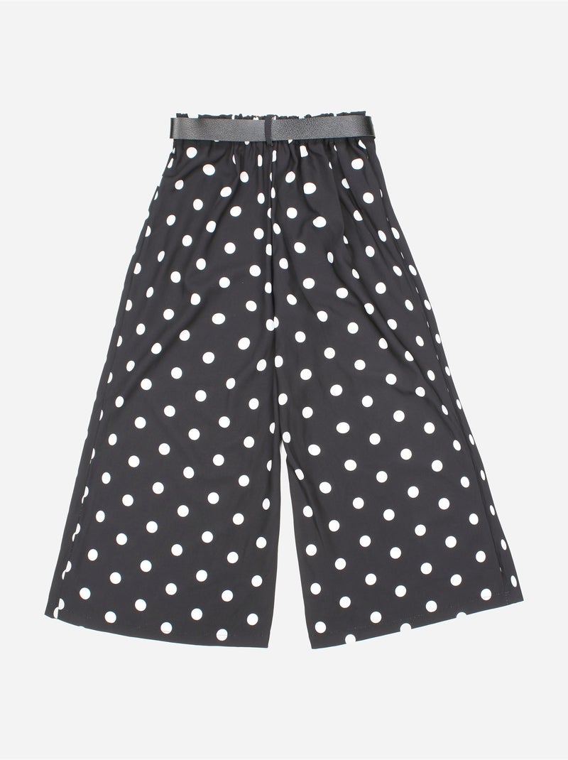 Pantalon avec ceinture - Kids Star Noir - Kiabi