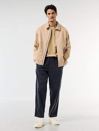 Pantalon avec ceinture élastiquée