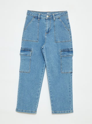 Pantalon avec poches à rabat - coupe + confortable