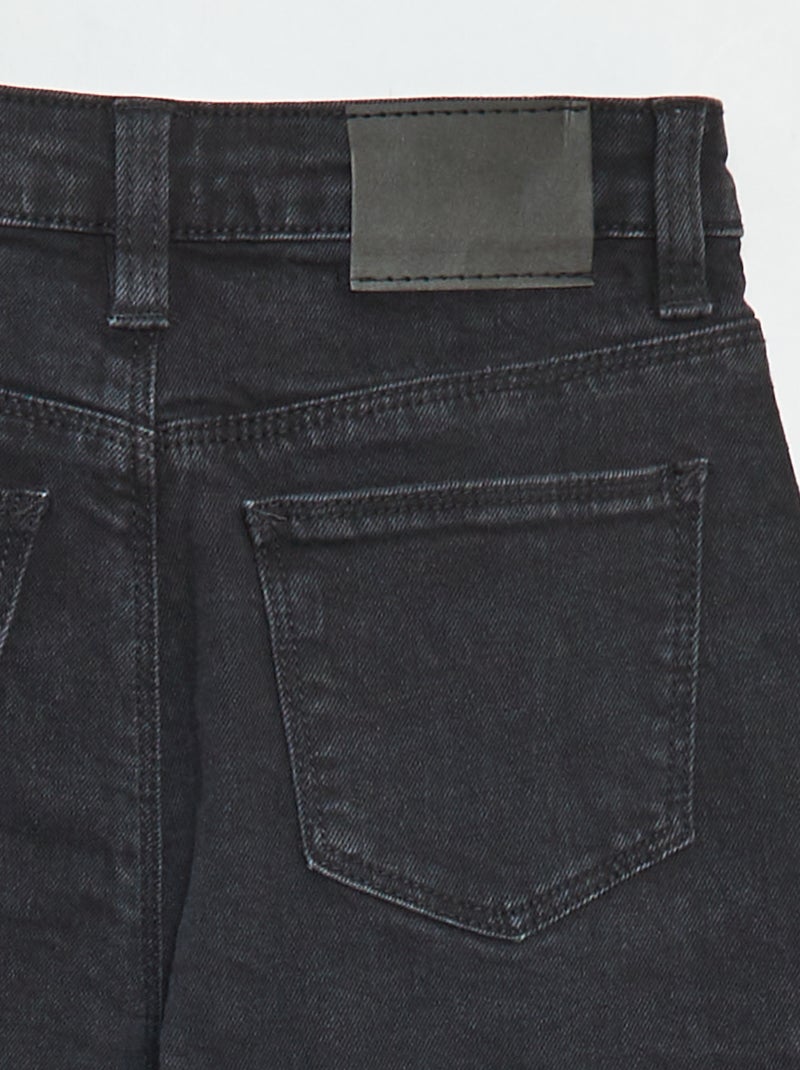 Pantalon avec poches à rabat - coupe + confortable Gris - Kiabi