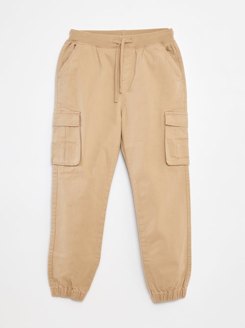 Pantalon avec poches et taille ajustable - Kiabi