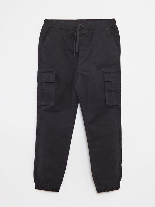 Pantalon avec poches et taille ajustable - Kiabi