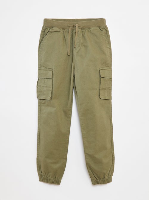 Pantalon avec poches et taille ajustable - Kiabi