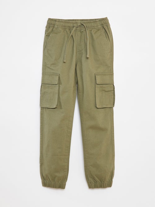 Pantalon avec poches et taille ajustable - Kiabi