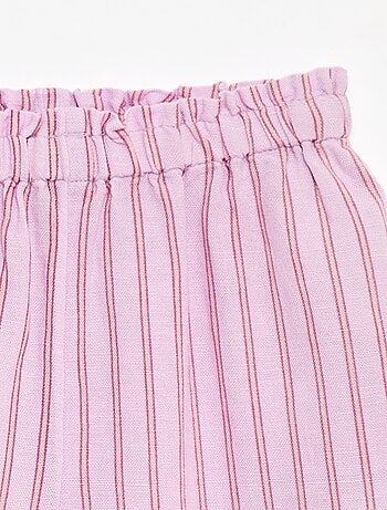 Pantalon avec volants en bas de jambe