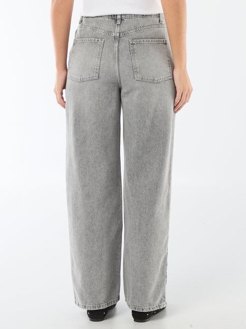 Pantalon baggy à taille basse - Kiabi