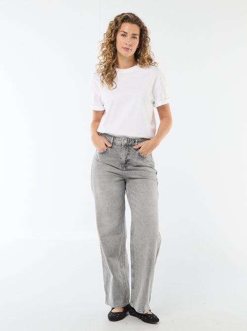 Pantalon baggy à taille basse - Kiabi