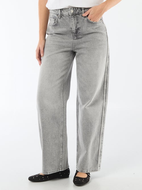 Pantalon baggy à taille basse - Kiabi