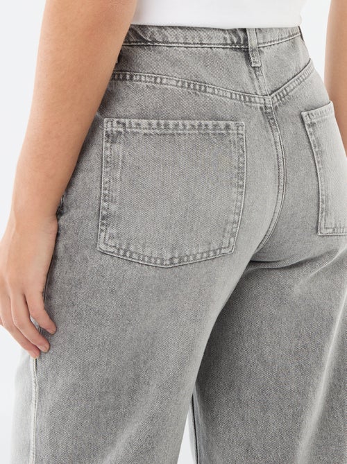 Pantalon baggy à taille basse - Kiabi