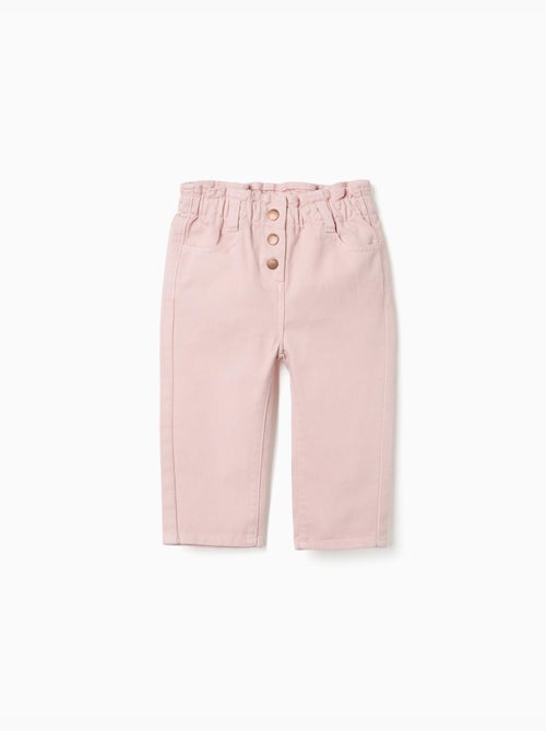 Pantalon baggy en sergé - Kiabi