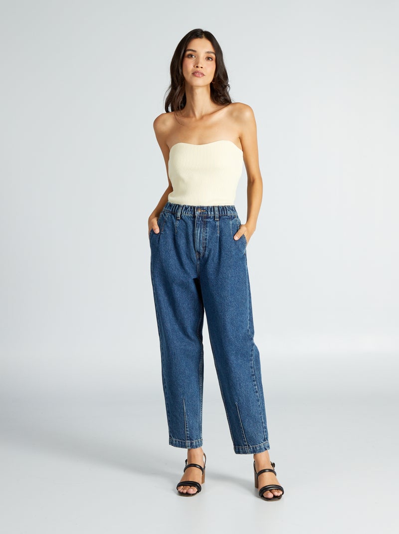 Pantalon ballon Bleu - Kiabi