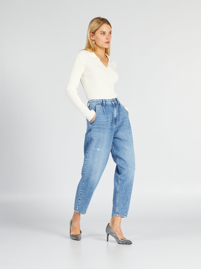 Pantalon ballon Bleu - Kiabi