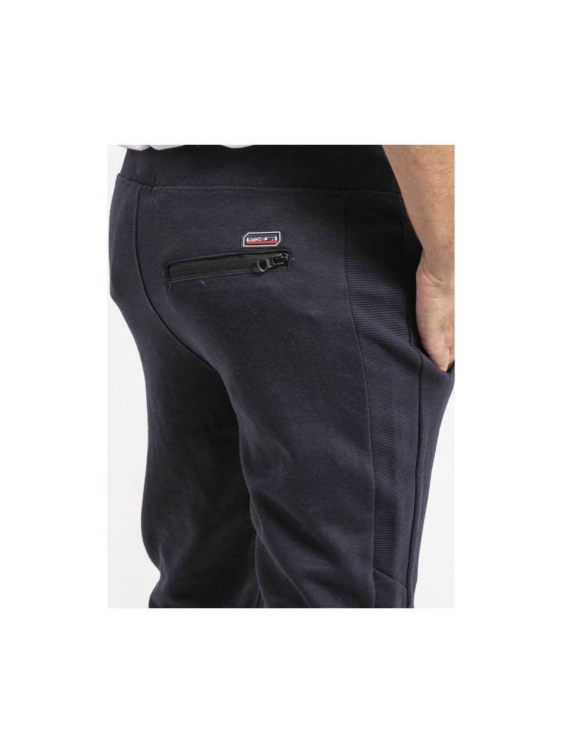 Pantalon battle molleton vercout Bleu marine - Kiabi