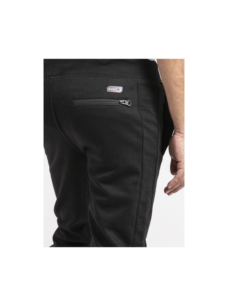 Pantalon battle molleton vercout Noir - Kiabi