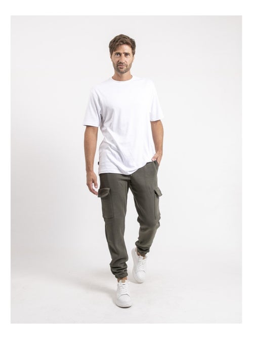 Pantalon battle molleton vitof - Kiabi
