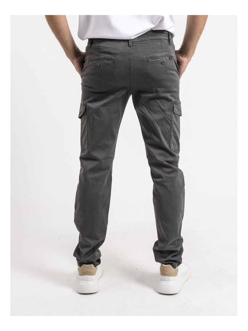 Pantalon battle vaudreuil Gris foncé - Kiabi