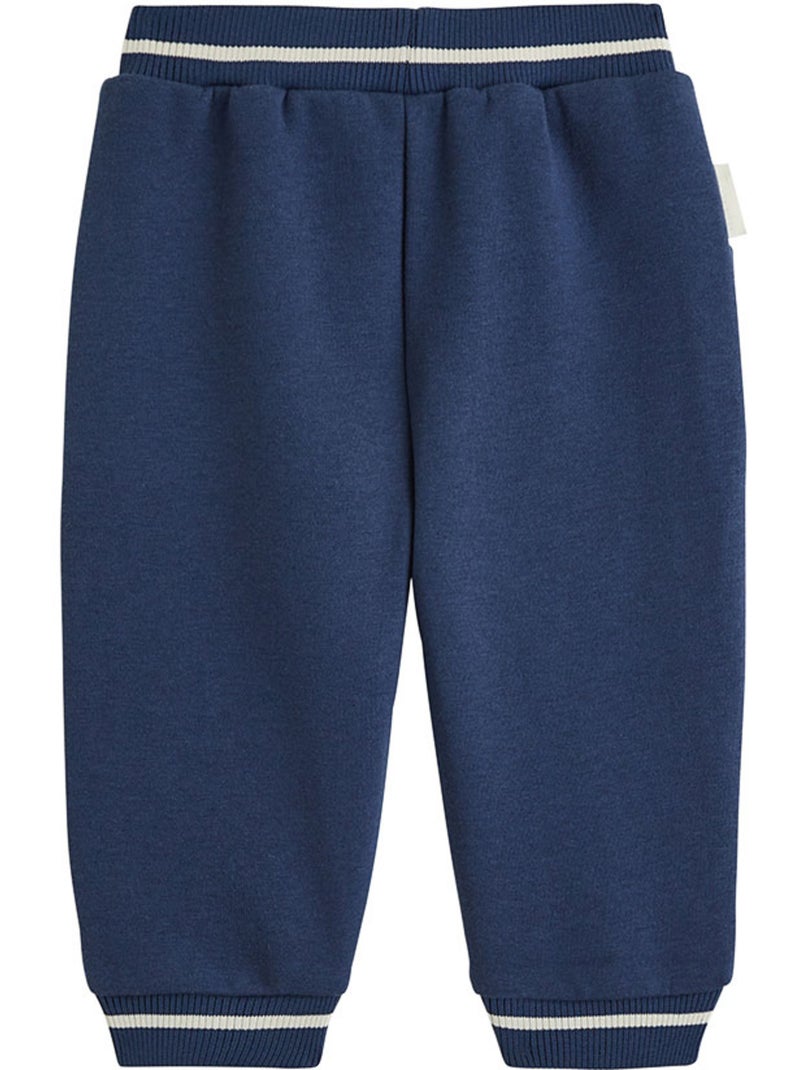 Pantalon bébé en molleton mathéo Bleu - Kiabi