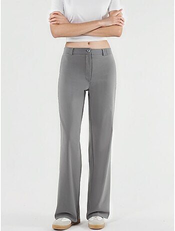 Pantalon bengaline à jambe droite taille haute hiccup