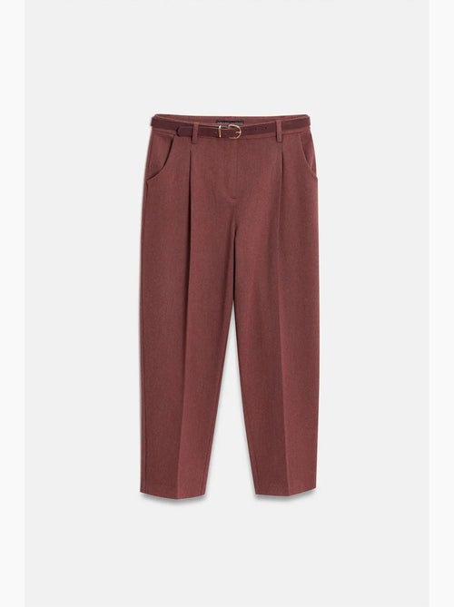 Pantalon capri cigarette avec ceinture dilvin - Kiabi Pantalon capri cigarette avec ceinture dilvin - Kiabi
