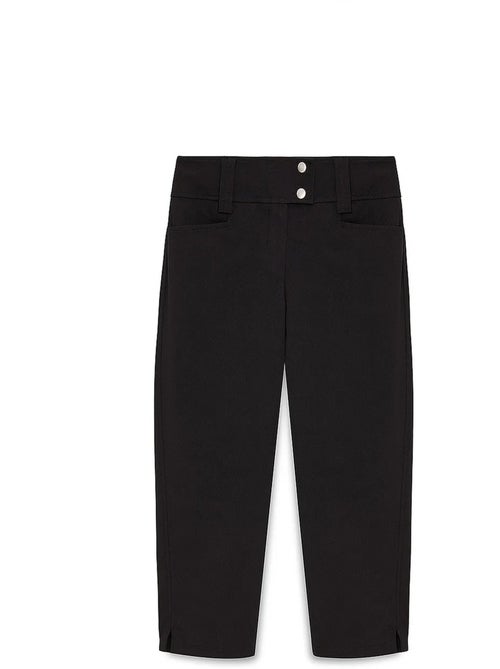 Pantalon capri femme à taille haute et jambe large dilvin - Kiabi Pantalon capri femme à taille haute et jambe large dilvin - Kiabi