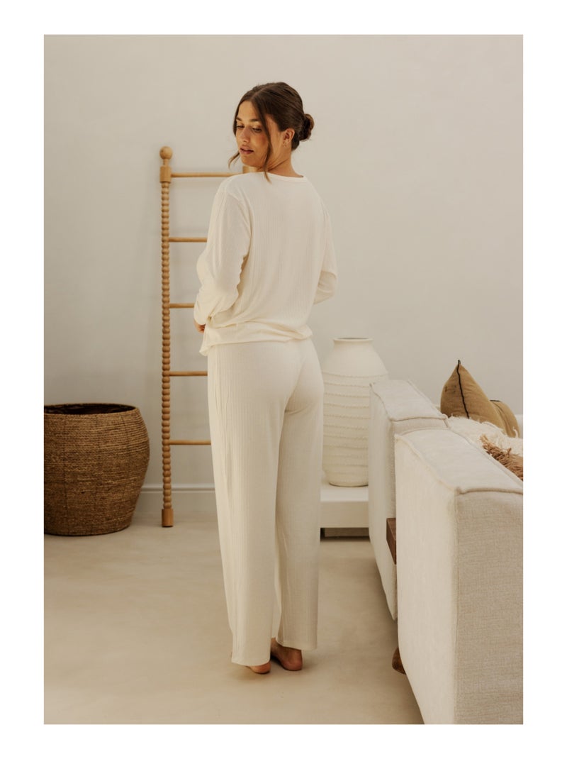 Pantalon cara Beige - Kiabi