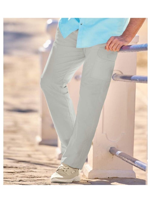 Pantalon Cargo en Toile - ATLAS FOR MEN - Kiabi Pantalon Cargo en Toile - ATLAS FOR MEN - Kiabi