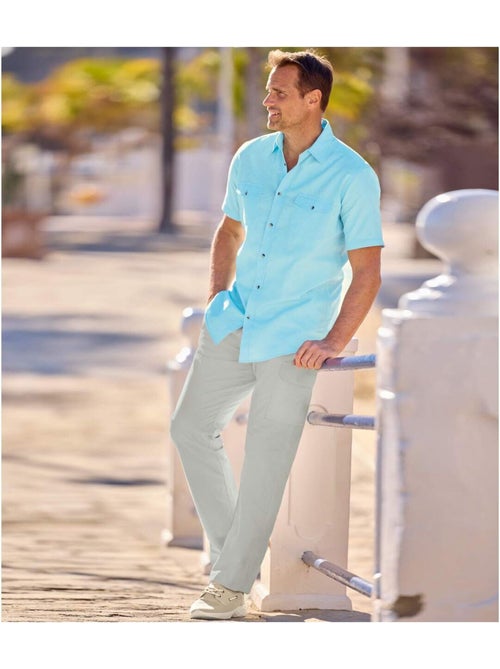 Pantalon Cargo en Toile - ATLAS FOR MEN - Kiabi Pantalon Cargo en Toile - ATLAS FOR MEN - Kiabi