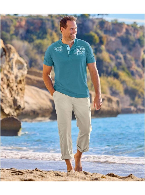 Pantalon Cargo en Toile - ATLAS FOR MEN - Kiabi Pantalon Cargo en Toile - ATLAS FOR MEN - Kiabi