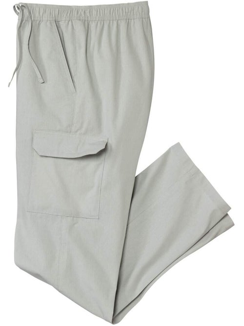 Pantalon cargo en toile - atlas for men - Kiabi Pantalon cargo en toile - atlas for men - Kiabi