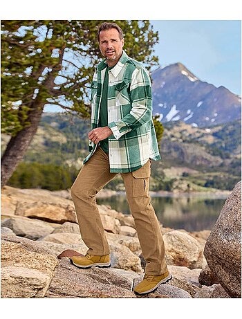 Pantalon Cargo en Velours Côtelé - ATLAS FOR MEN