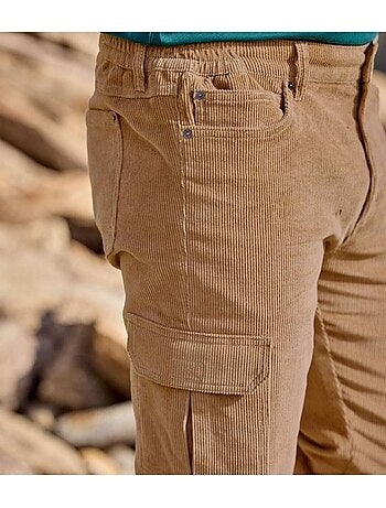 Pantalon Cargo en Velours Côtelé - ATLAS FOR MEN