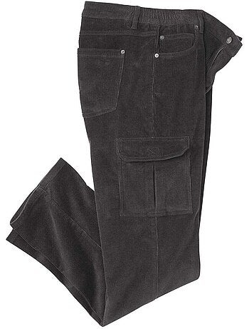 Pantalon velours cargo stretch - atlas for men