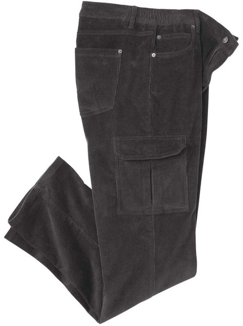 Pantalon Cargo En Velours Cotele - ATLAS FOR MEN - Kiabi Pantalon Cargo En Velours Cotele - ATLAS FOR MEN - Kiabi