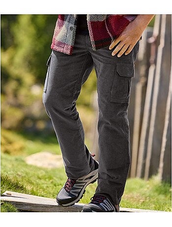 Pantalon Cargo en Velours Côtelé - ATLAS FOR MEN