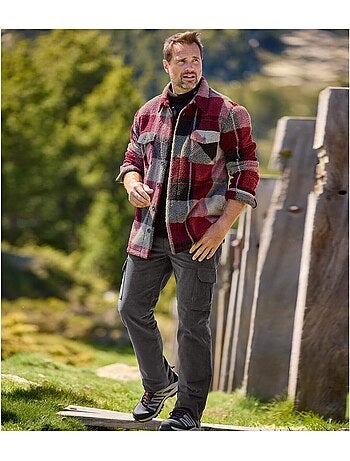 Pantalon Cargo en Velours Côtelé - ATLAS FOR MEN