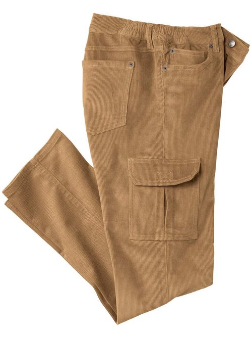 Pantalon Cargo en Velours Côtelé - ATLAS FOR MEN - Kiabi Pantalon Cargo en Velours Côtelé - ATLAS FOR MEN - Kiabi