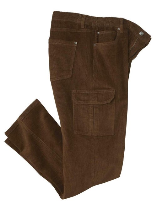 Pantalon Cargo En Velours Cotele - ATLAS FOR MEN - Kiabi