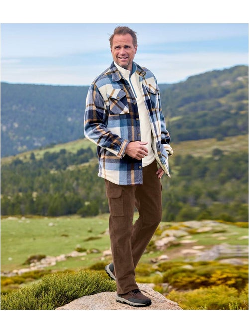 Pantalon Cargo En Velours Cotele - ATLAS FOR MEN - Kiabi