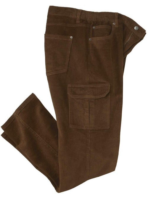 Pantalon cargo en velours cotele - atlas for men - Kiabi Pantalon cargo en velours cotele - atlas for men - Kiabi