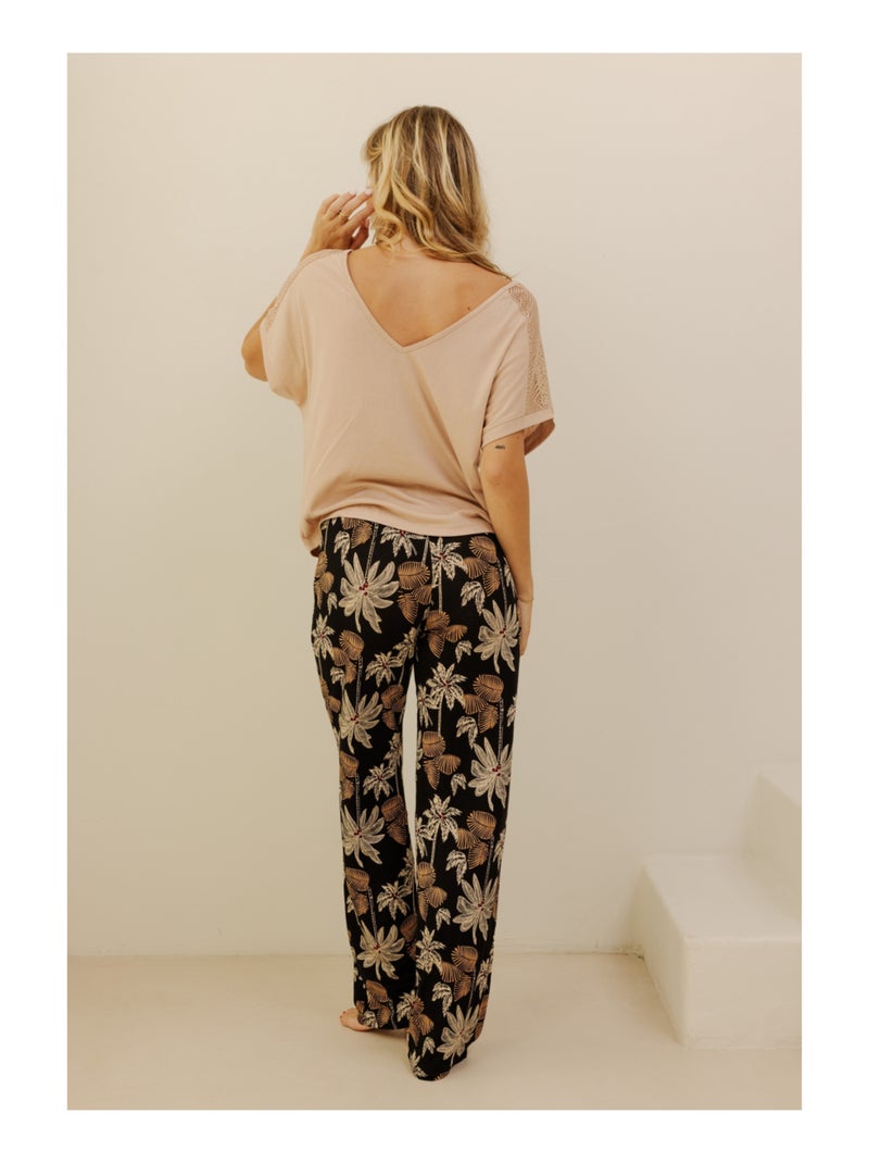 Pantalon carmine Multicolore - Kiabi