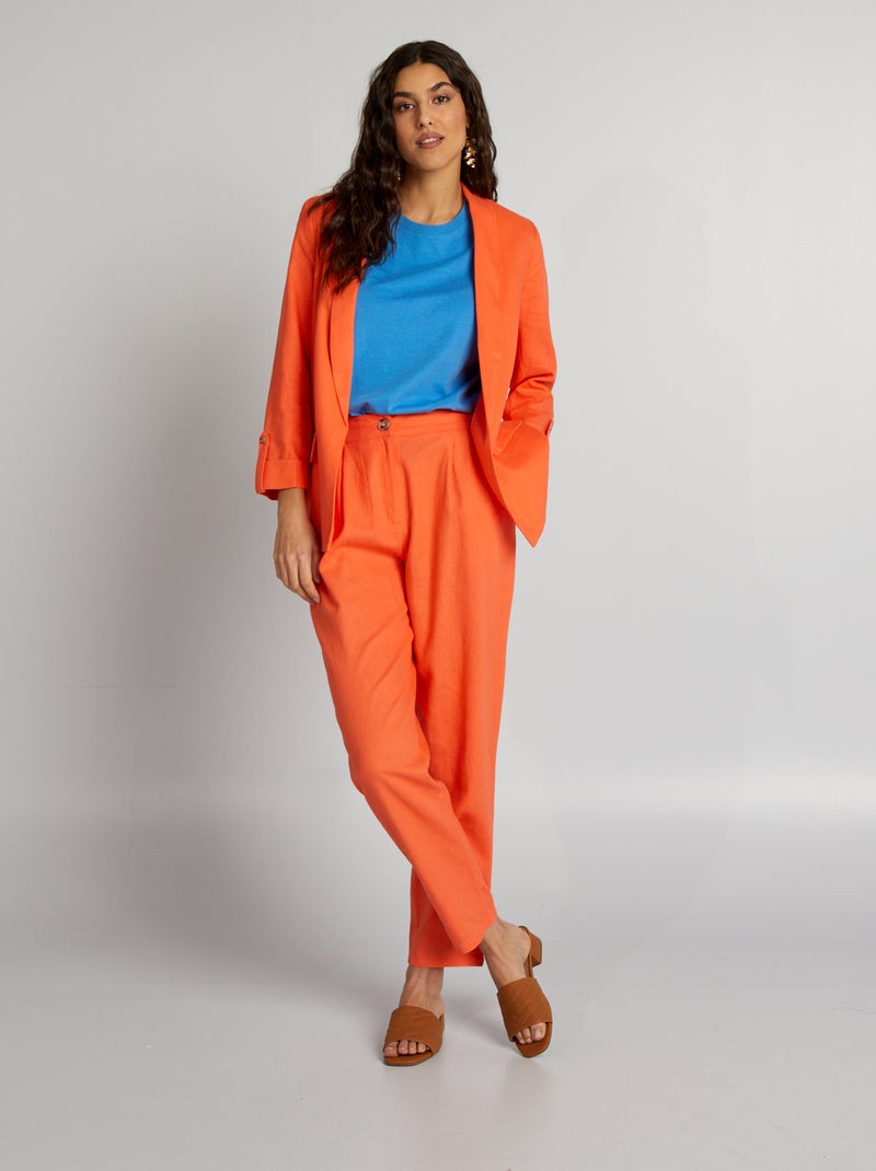 ATHV4060 Breatheflex Pro Pantalon anti-coupure Femme Classe 1 - Orange haute visibilité