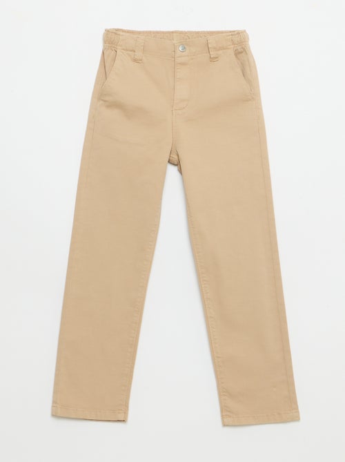 Pantalon chino - collection facile à enfiler - Kiabi Pantalon chino - collection facile à enfiler - Kiabi