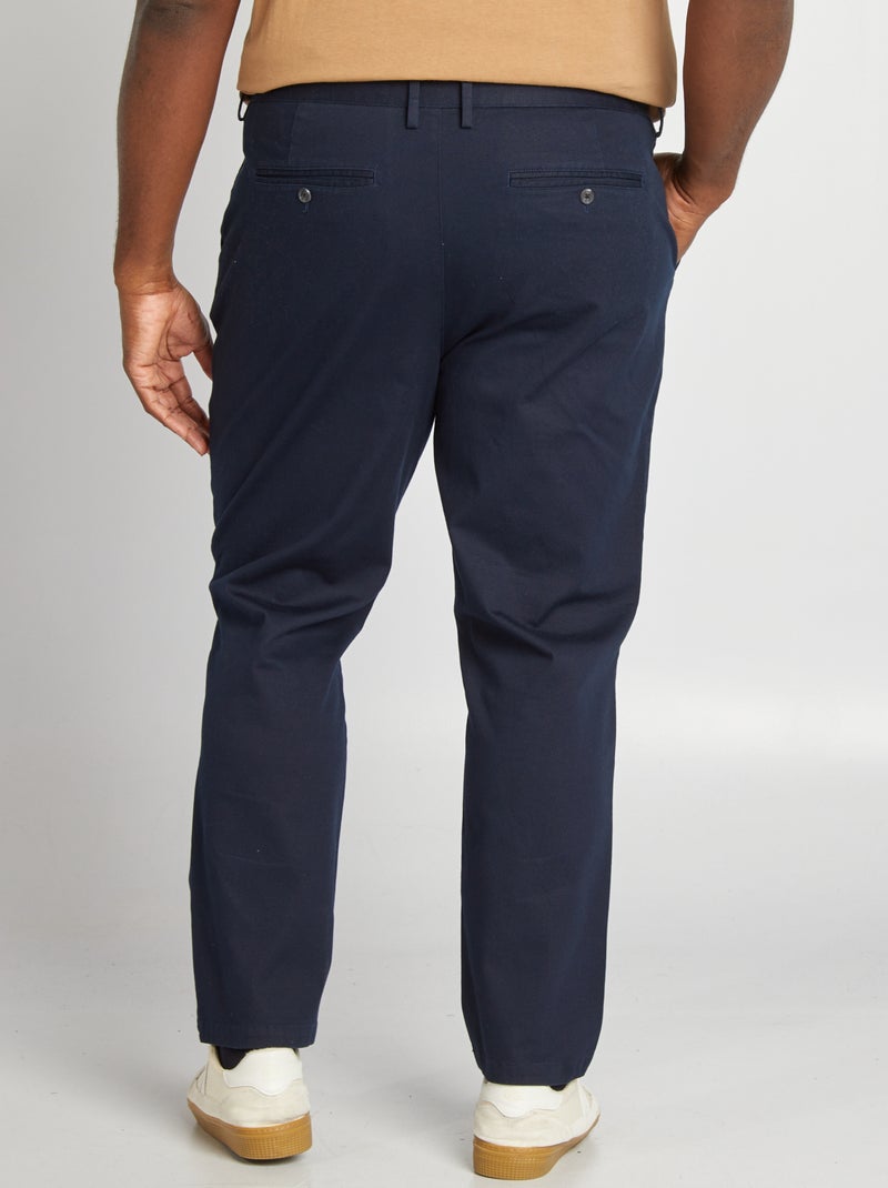 Pantalon chino Bleu - Kiabi