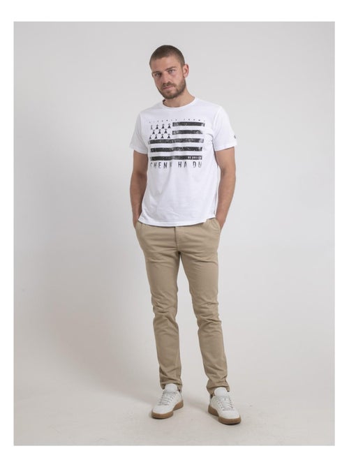 Pantalon chino cortin - Kiabi Pantalon chino cortin - Kiabi