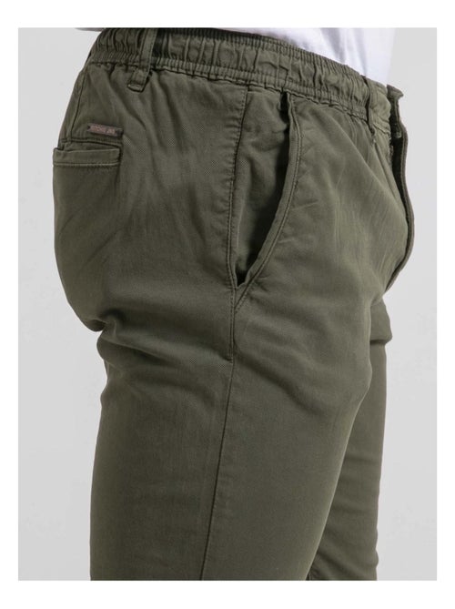 Pantalon chino cortin - Kiabi