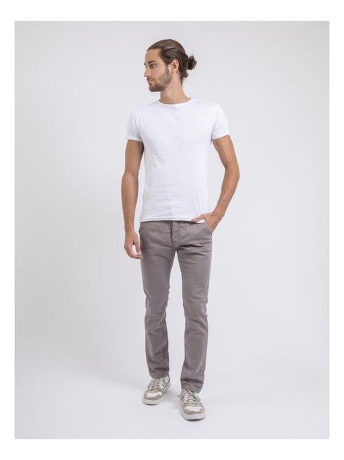 Pantalon chino coupe ajustée VALBACOL - Kiabi Pantalon chino coupe ajustée VALBACOL - Kiabi